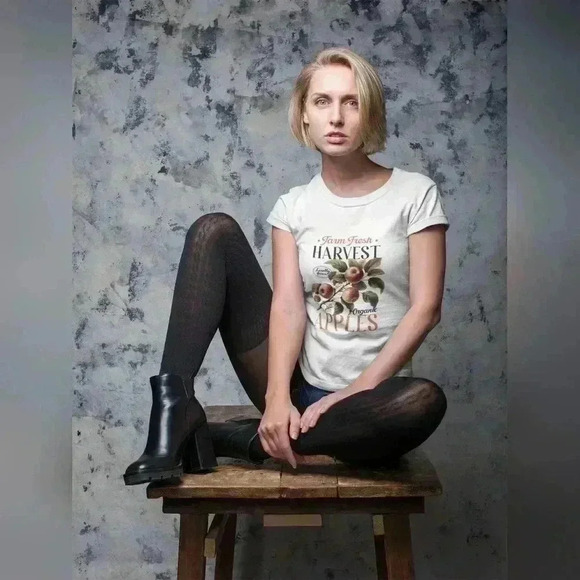 Fresh market apples tee shirt unisex - Picture 2 of 3